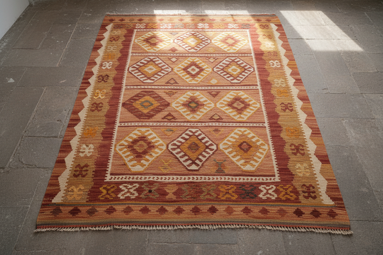 Alfombra imitación kilim
