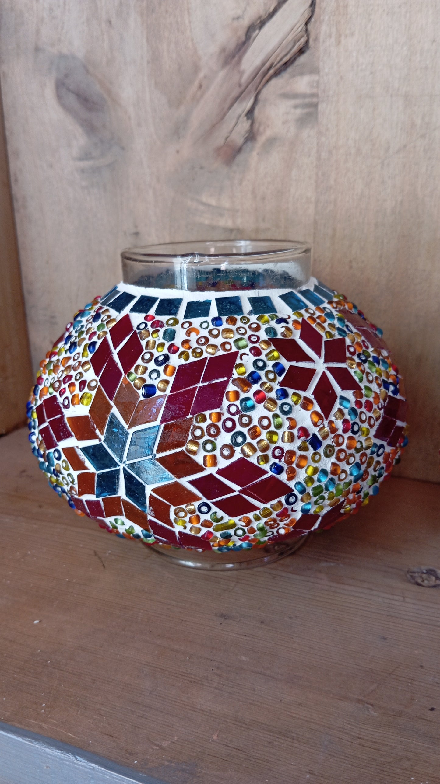 Pareja Lámparas Turcas de Mesa - Multicolor