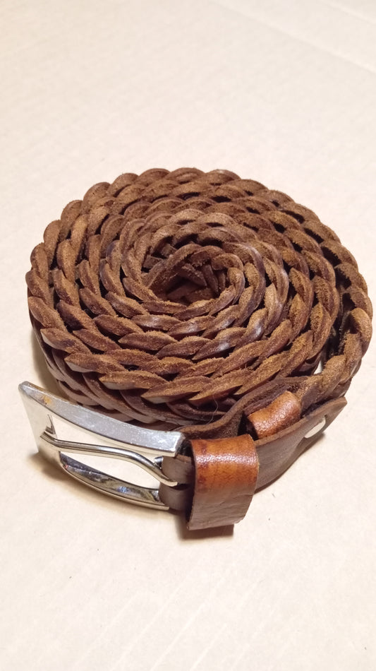 Cinturón de Cuero Natural - 130cm