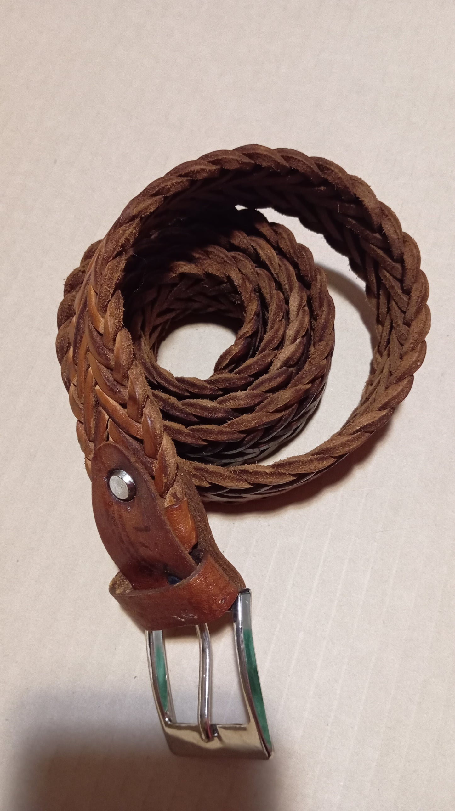 Cinturón de Cuero de Vaca - 123cm