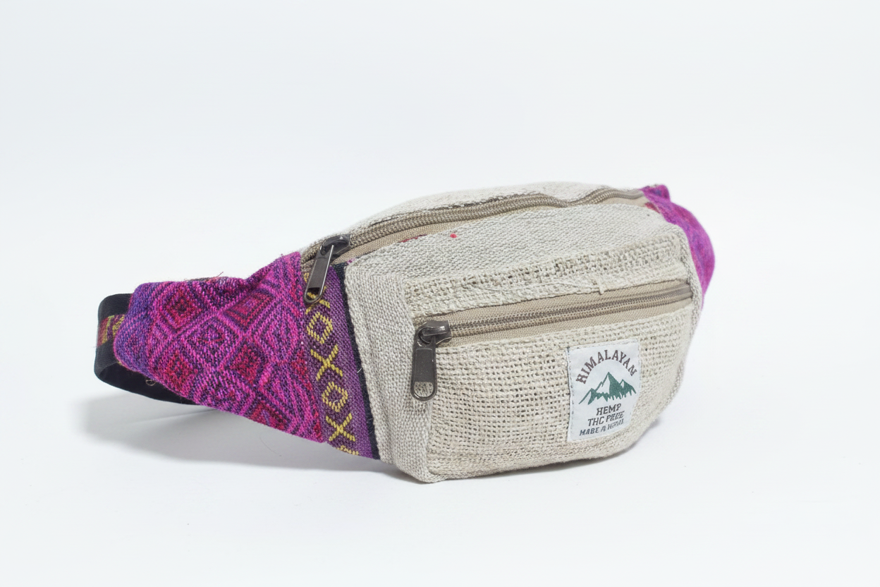 Riñonera morado y rosa